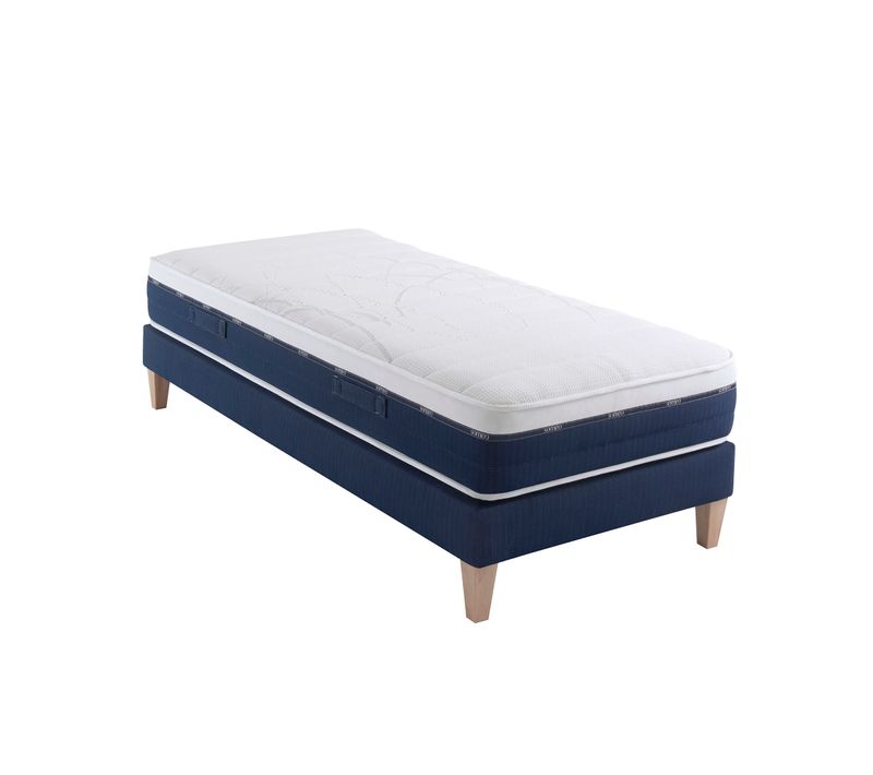 Ensemble Matelas Ressorts 2x90x190 cm Rêve 600 Soutien Ferme - Epaisseur 26 cm + Sommier