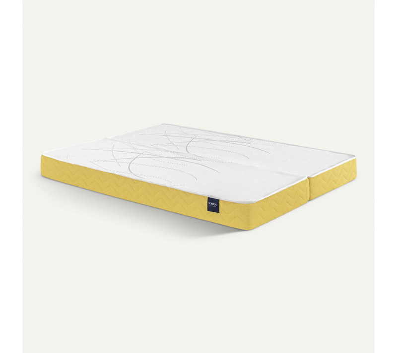 Matelas Mousse Aurore 400 Clic-clac Soutien Ferme 120x190 (60+60x190) - Accueil Moelleux