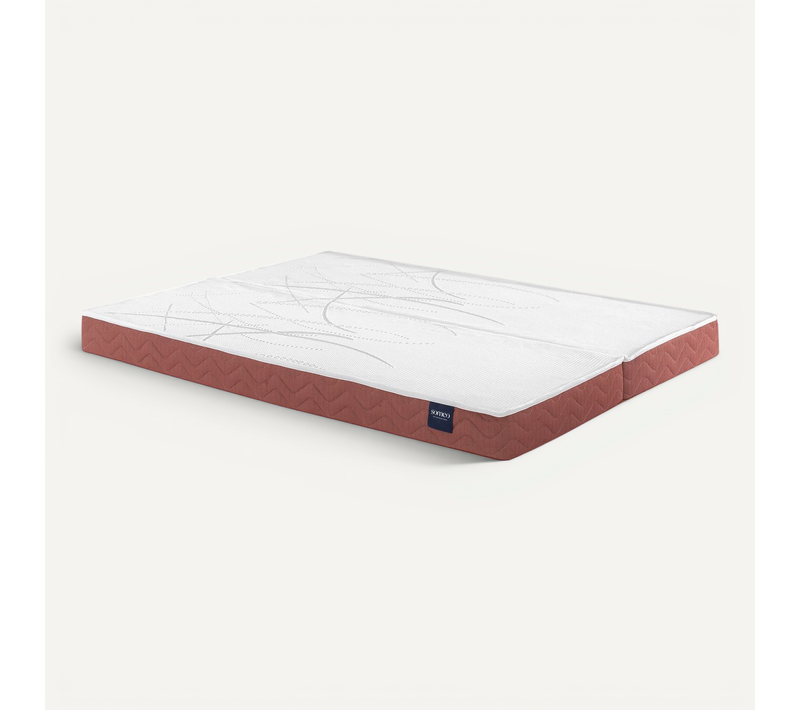 Matelas 100% Latex Crépuscule 400 Clic-clac Soutien Ferme 120x190 (60+60x190) - Accueil Moelleux