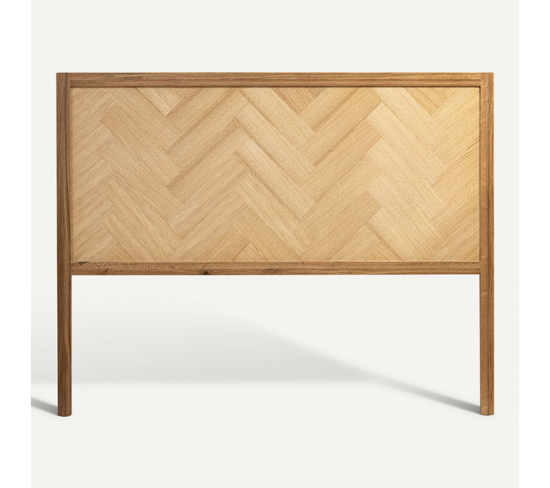 Tête De Lit Marqueterie En Bois Massif Naturel 160 Cm