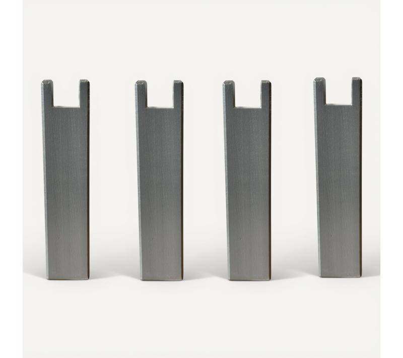 Pied Carré Anthracite (lot De 4)