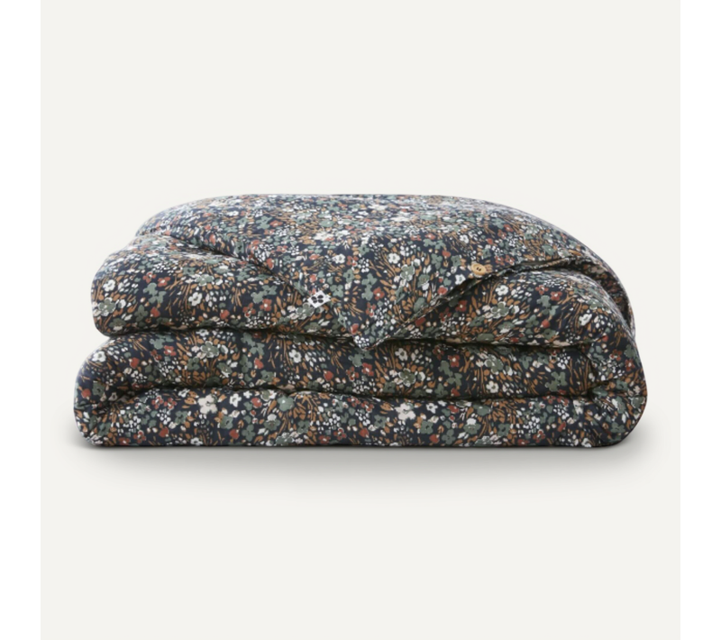 Housse De Couette Gaze De Coton Imprimé Floral
