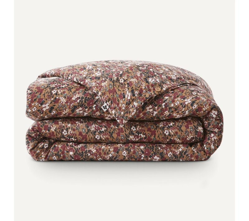Housse De Couette Gaze De Coton Imprimé Floral