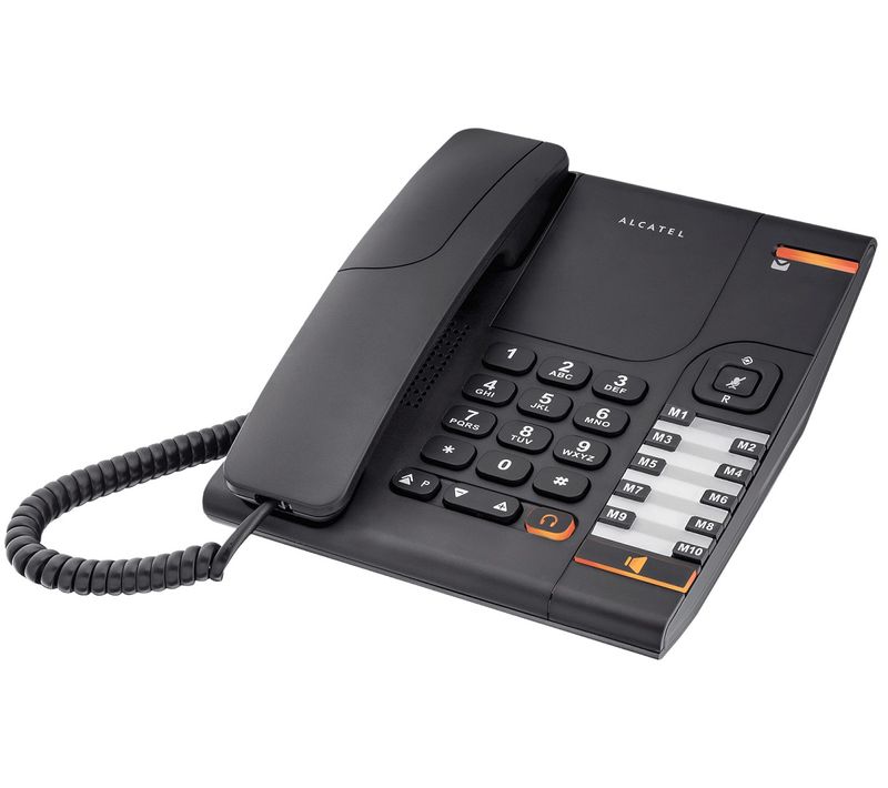 Téléphone Filaire Noir Temporis380noir