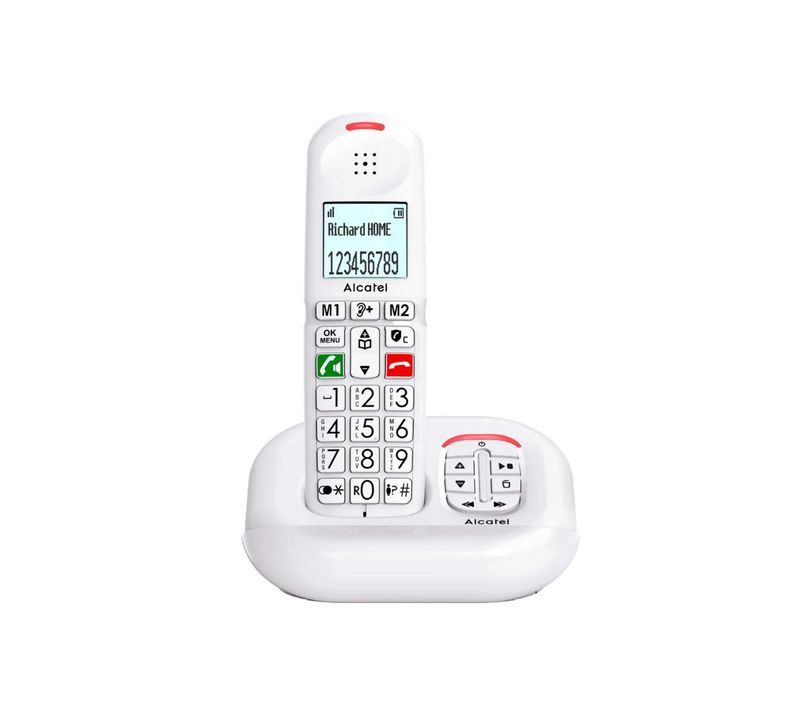 Téléphone Sans Fil Blanc Xl685voiceblanc