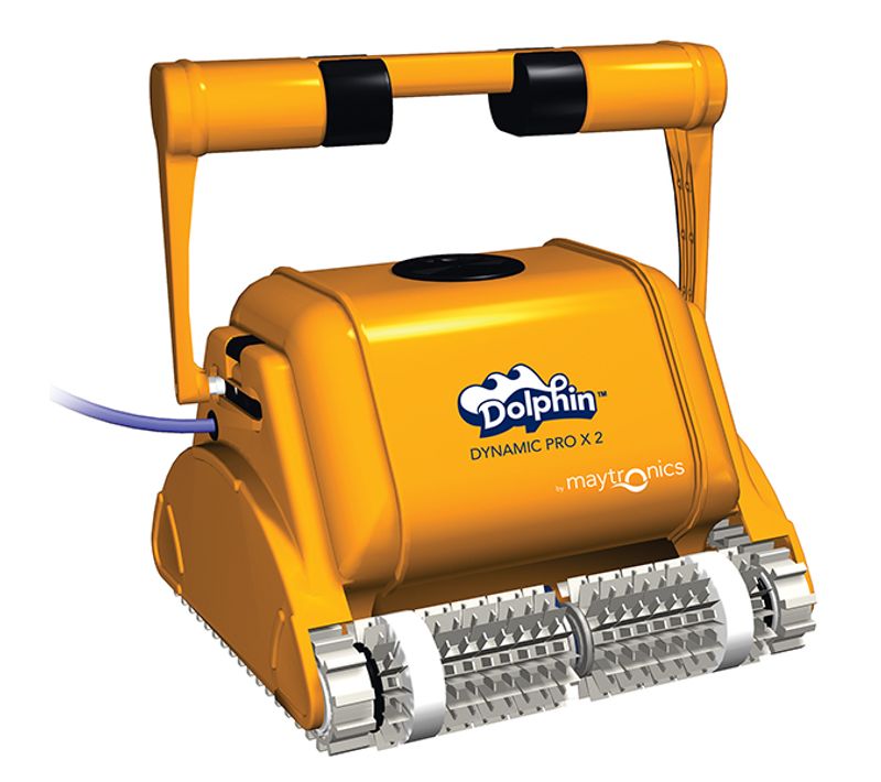 Robot Electrique De Piscine Professionnel 25m Brosse Combinée - Dynamic Prox 2 Gyro