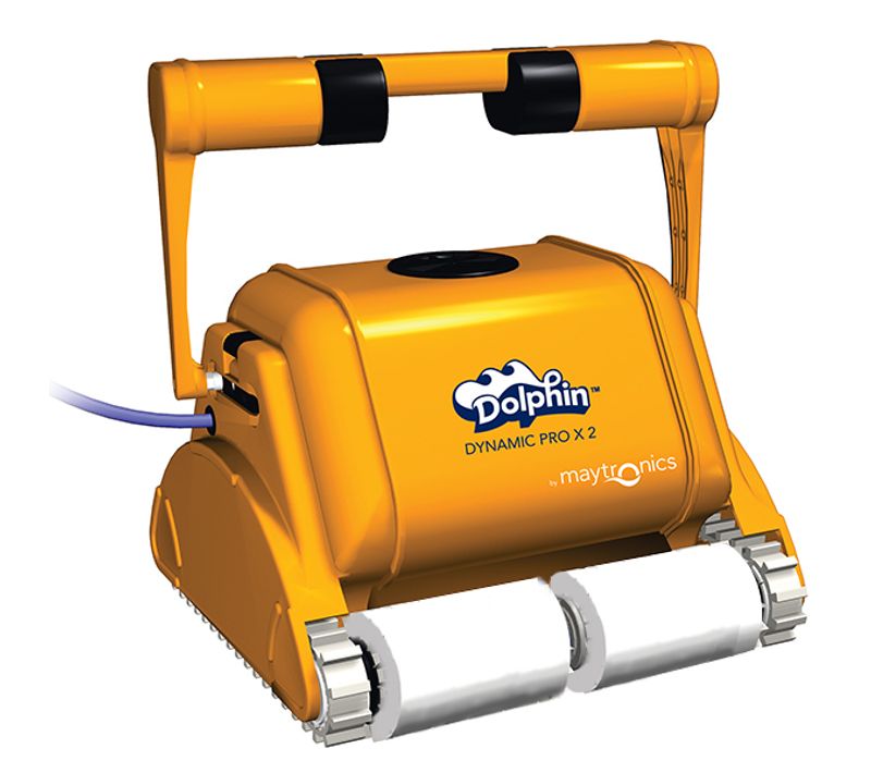 Robot Electrique De Piscine Professionnel 25m Brosse Mousse - Dynamic Prox 2 Gyro Mousse