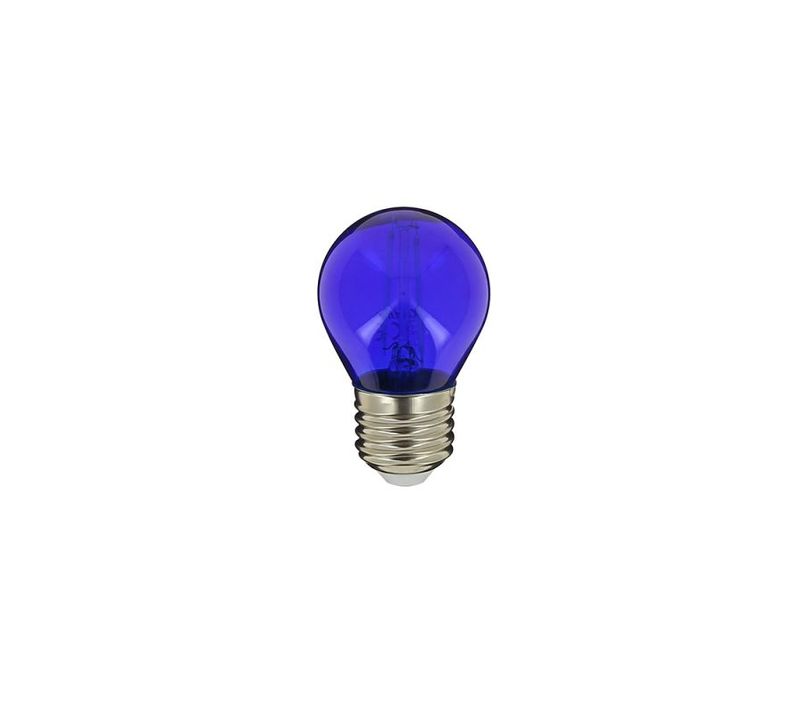 Ampoule LED P45, Culot E27, 2w Conso., Lumière Lumière Bleu