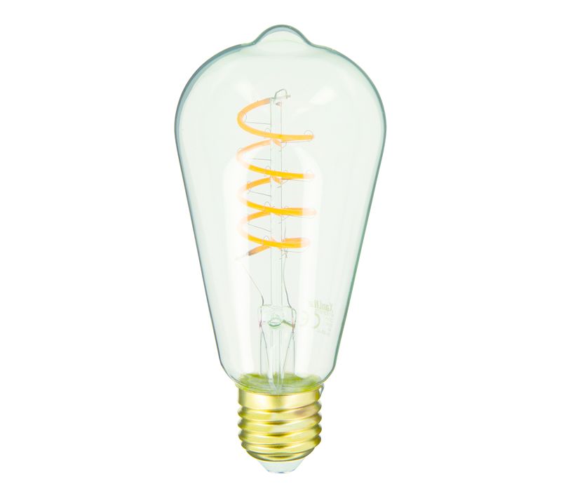 Ampoule déco LED 3W équiv 28W 300lm E27 Transparent