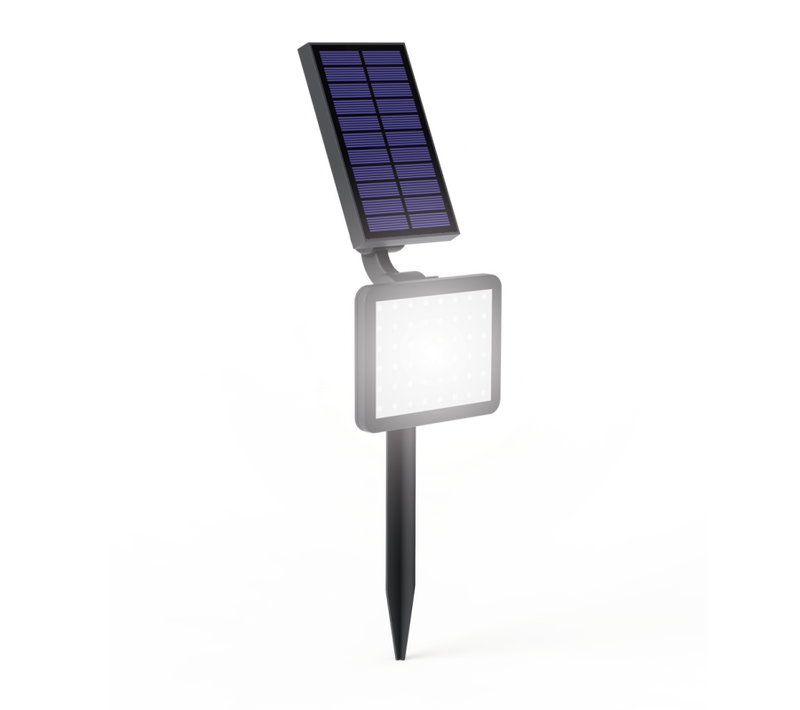 Borne LED Solaire, X3 Intensités, 200 Lumens - Spéciale Extérieur (ip44)