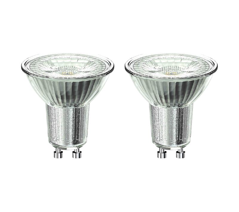 Lot 2 ampoules LED GU10 Spot  Blanc froid