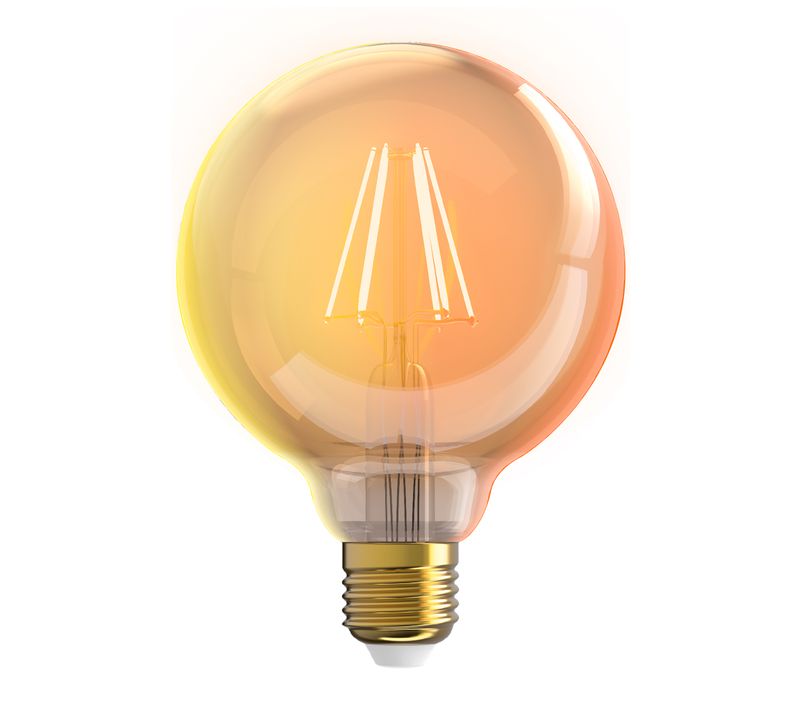 Ampoule déco Globe CCT E27 KOZII Ambrée