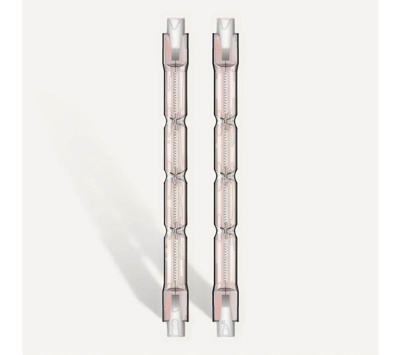 Lot 2 ampoules halogènes R7S XANLITE HOME Blanc chaud