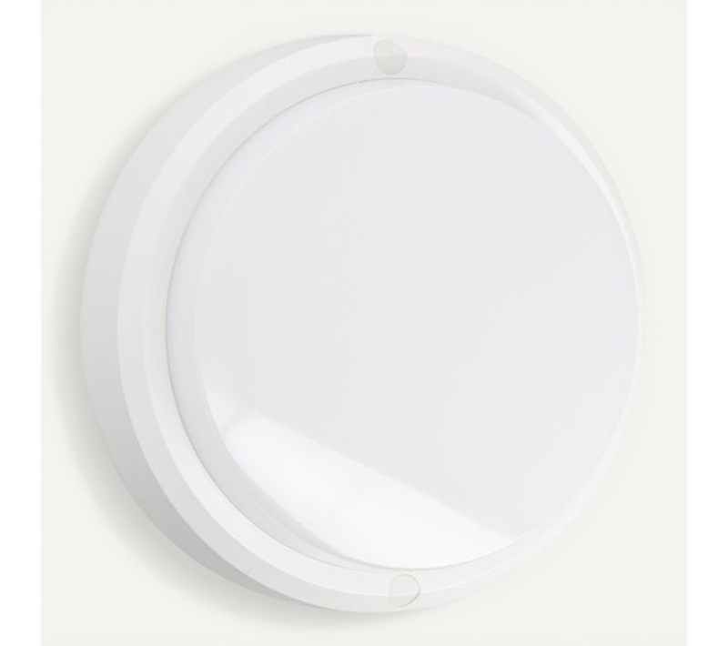 Hublot LED Rond Blanc, 1500 Lumens, Cct, Blanc Chaud, Blanc Neutre, Blanc Froid