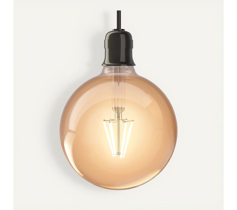Ampoule LED ambrée G125 E27 AMPOULE DECO Ambrée