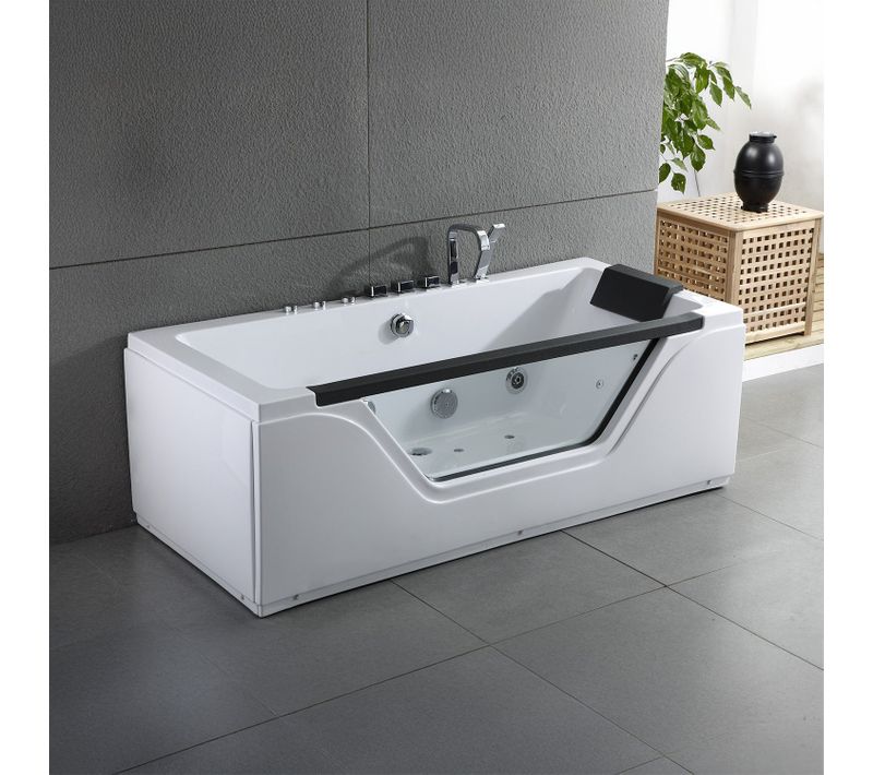 Baignoire Balnéo Tahiti Jets Hublot 170x78cm