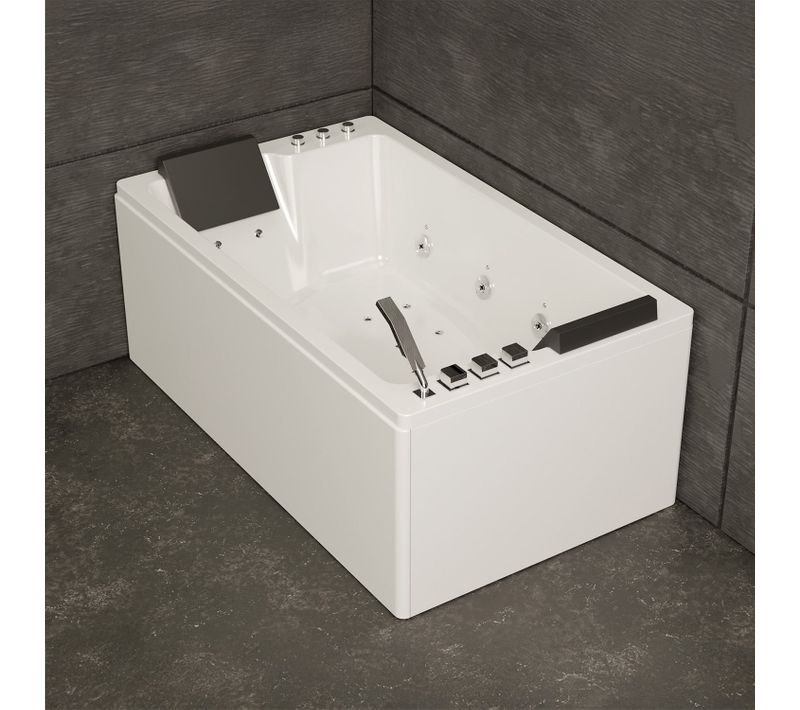 Baignoire Balnéo Brava Duo Jets 2 Places L.170 X L.100 Cm