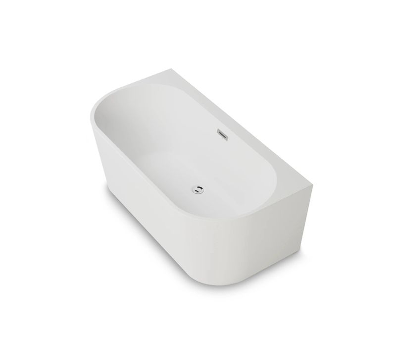 Baignoire Ilot Naos 150 Blanche L150 X L69 X H58 Cm