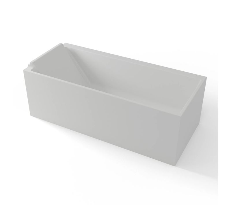 Baignoire Ilot Quantum 170 Gauche Blanche L170 X L75 X H58 Cm