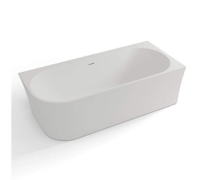Baignoire Ilot Cosmic 180 Droite Blanche L180 X L80 X H58 Cm
