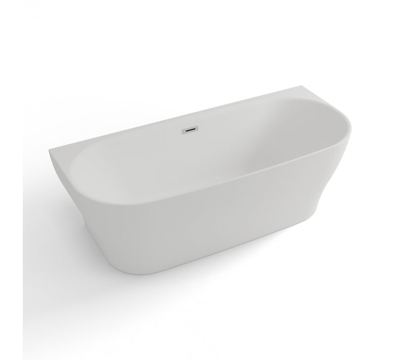 Baignoire Ilot Velvet 180 Blanche L170 X L75 X H58 Cm