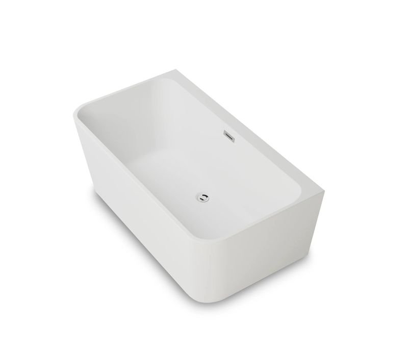 Baignoire Ilot Mint 150 Blanche L150 X L69 X H57 Cm