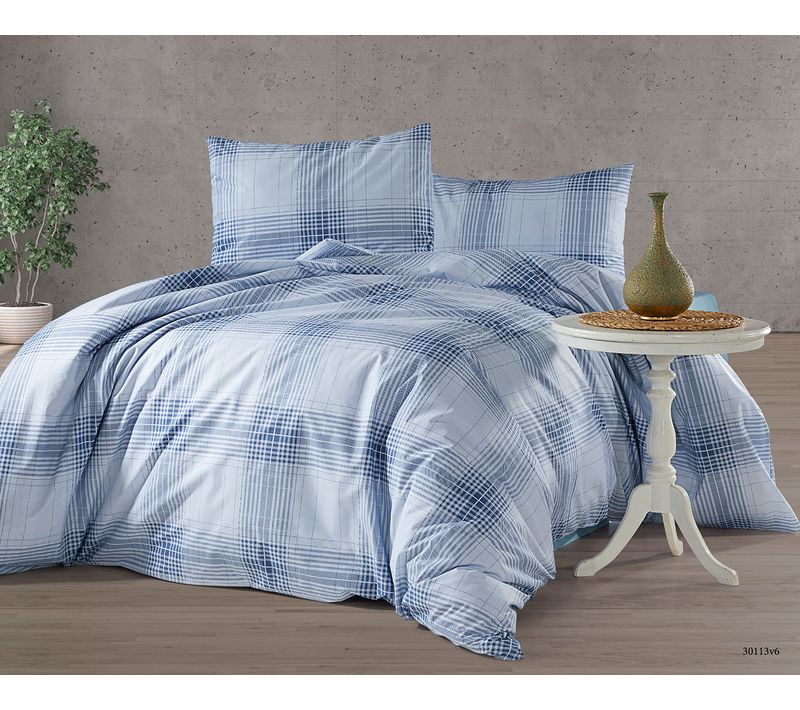 Parure De Lit  2 Personnes  240x220 Cm Coton Imprimé