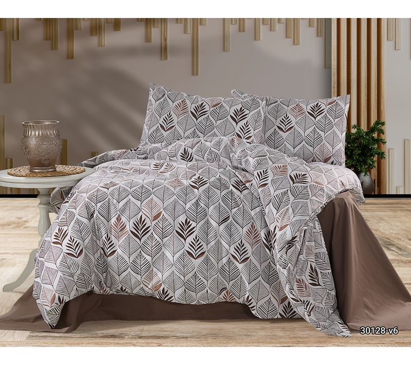 Parure De Lit  2 Personnes  200x200 Cm Coton Imprimé