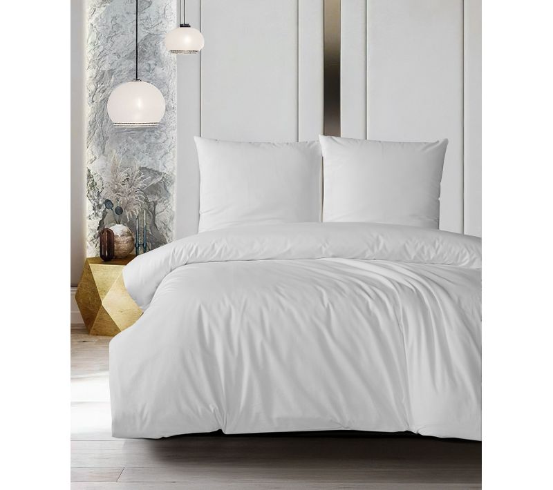 Parure De Lit  2 Personnes  200x200 Cm Coton Uni