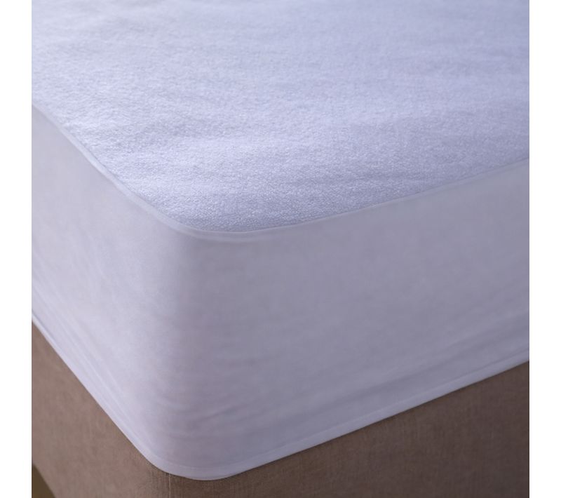 Lot De 2 Protège Matelas 140 X 190 Cm , En Coton, Imperméable,