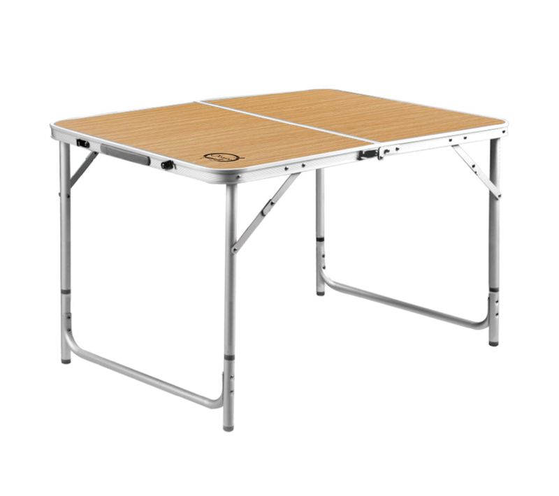Table De Camping Pliable 6 Places - O'camp - Forme Valise - Dimensions : 120 X 60 X 70 Cm