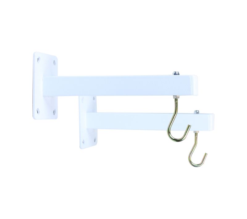 Equerres De Fixation Pour écran De Projection, Coloris Blanc