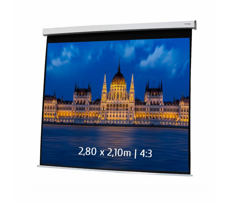 Ecran De Projection Motorisé 2,80 X 2,10m - Format 4:3
