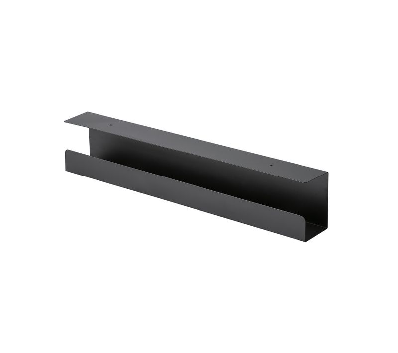 Goulotte Passe-câbles Horizontale De Bureau, 60 Cm, Noir