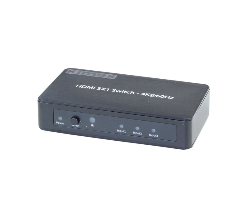 Switch 3 Entrées- 1 Sortie, HDMI2.0 Hdcp2.2, 4k60hz