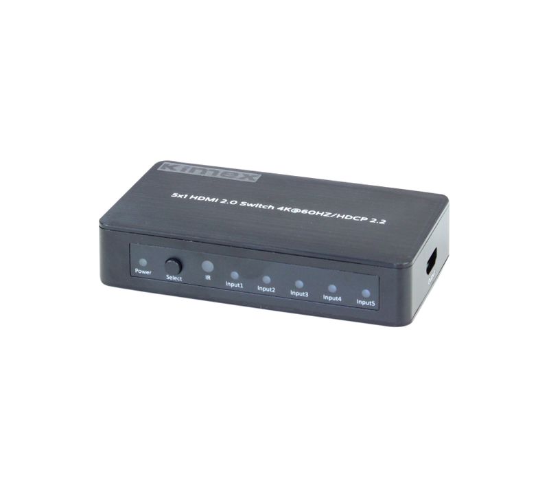 Switch 5 Entrées- 1 Sortie, HDMI2.0 Hdcp2.2, 4k60hz