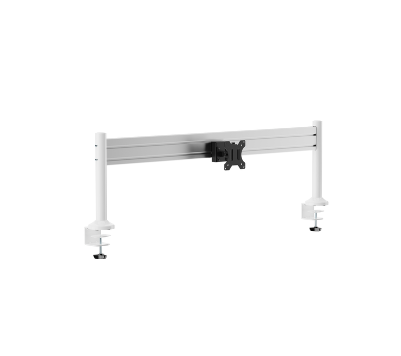Kit Rail De Fixation Slatwall + 2 Pieds De Table + Support écran PC