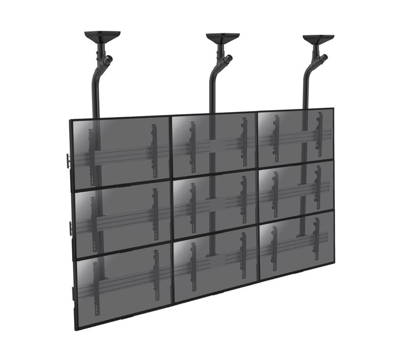 Support Plafond Mur D'images Pour 9 écrans TV 45''-50''