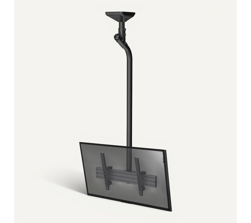Support Plafond Inclinable Pour 1 écran TV 43''-75'' - Hauteur 175cm