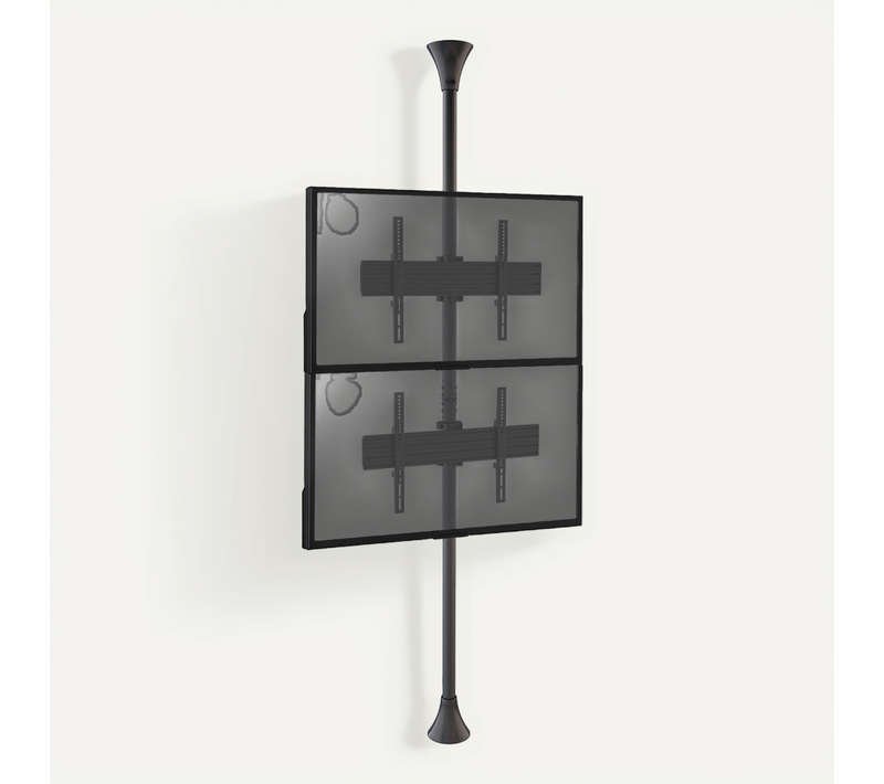Support Sol-plafond Pour 2 écrans TV 32'' - 75''