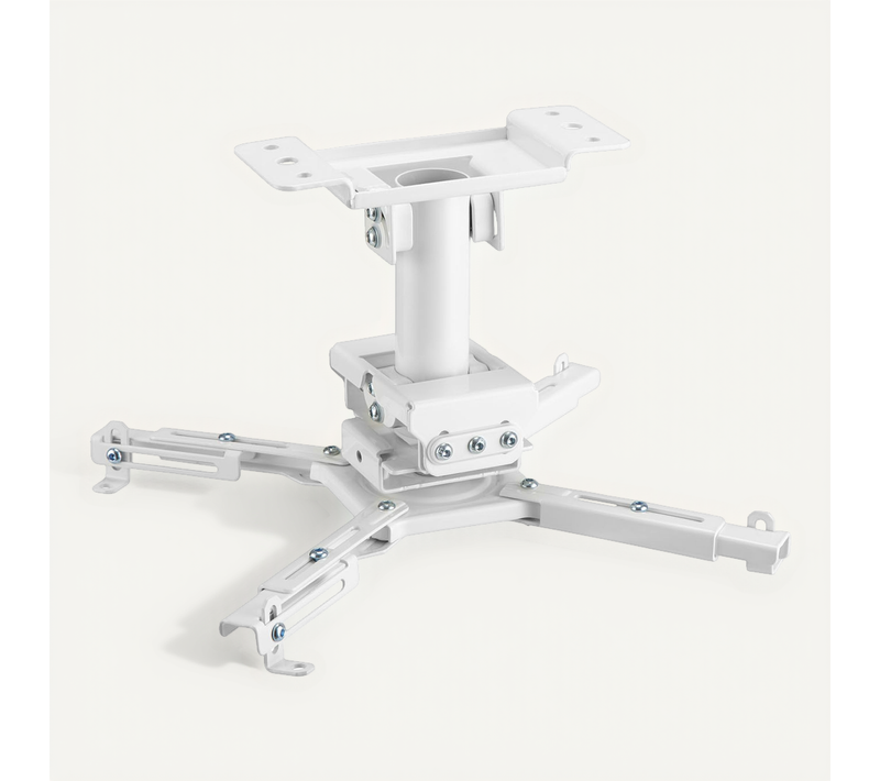 Support Plafond Vidéoprojecteur, Hauteur 25cm, Blanc