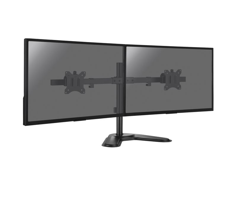 Support De Bureau Pour 2 écrans Moniteurs PC 17"- 32", Sens Horizontal