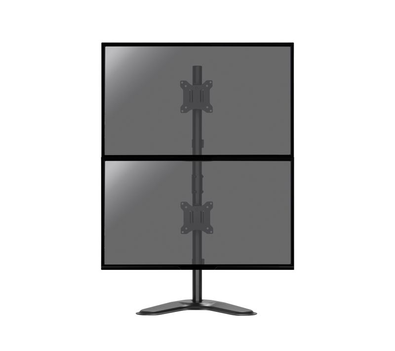 Support De Bureau Pour 2 Écrans Moniteurs PC 17"- 32", Sens Vertical