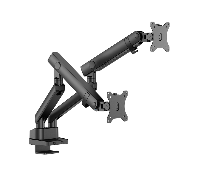Support écran PC à Ressort Mécanique 2 écrans PC 17"-35"