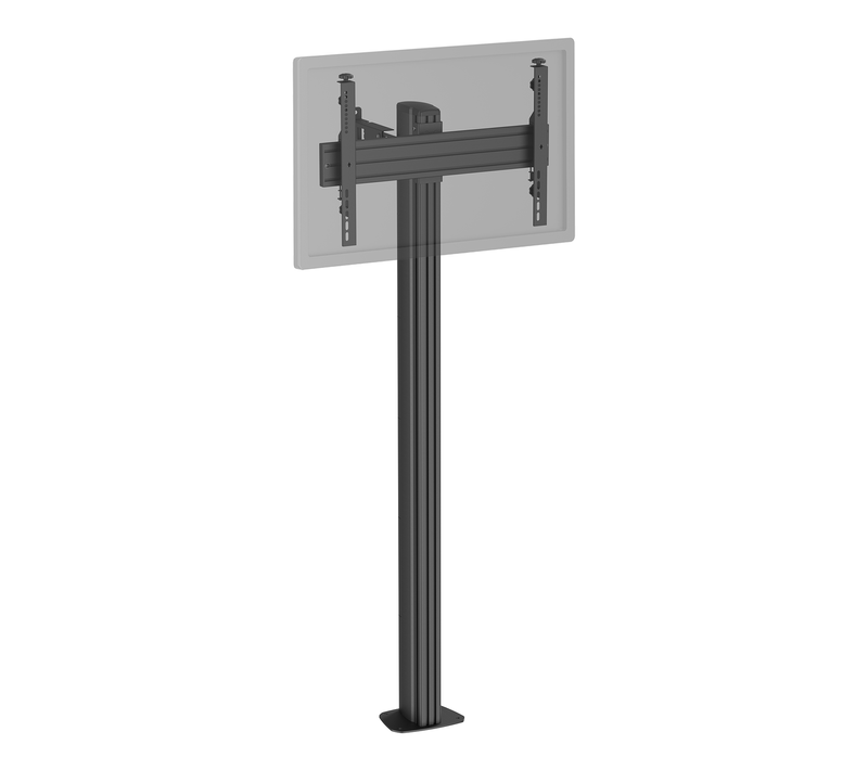 Support TV Sur Pied 32'' - 75'' Hauteur 175cm À Visser Noir