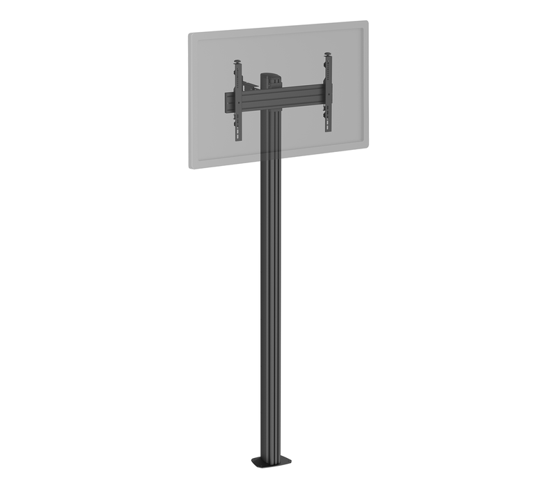 Support TV Sur Pied 32'' - 75'' Hauteur 240cm À Visser Noir