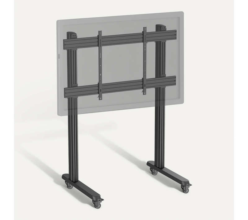 Support TV Sur Pieds 70''-120'' à Roulettes Noir