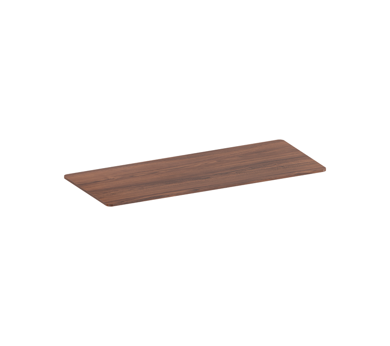 Plateau De Bureau Bords Arrondis 180x75cm, Noyer