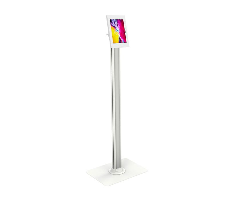 Support Sur Pied Universel Pour Tablette Apple Et Samsung 10.9''-11'' Blanc