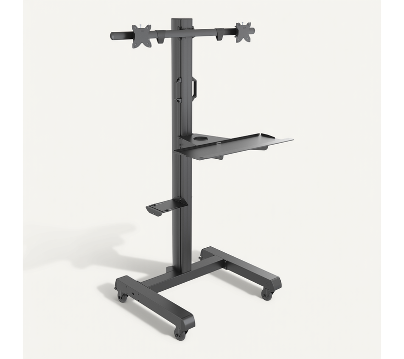 Chariot Mobile Pour Moniteur 2 écrans 15"-32"